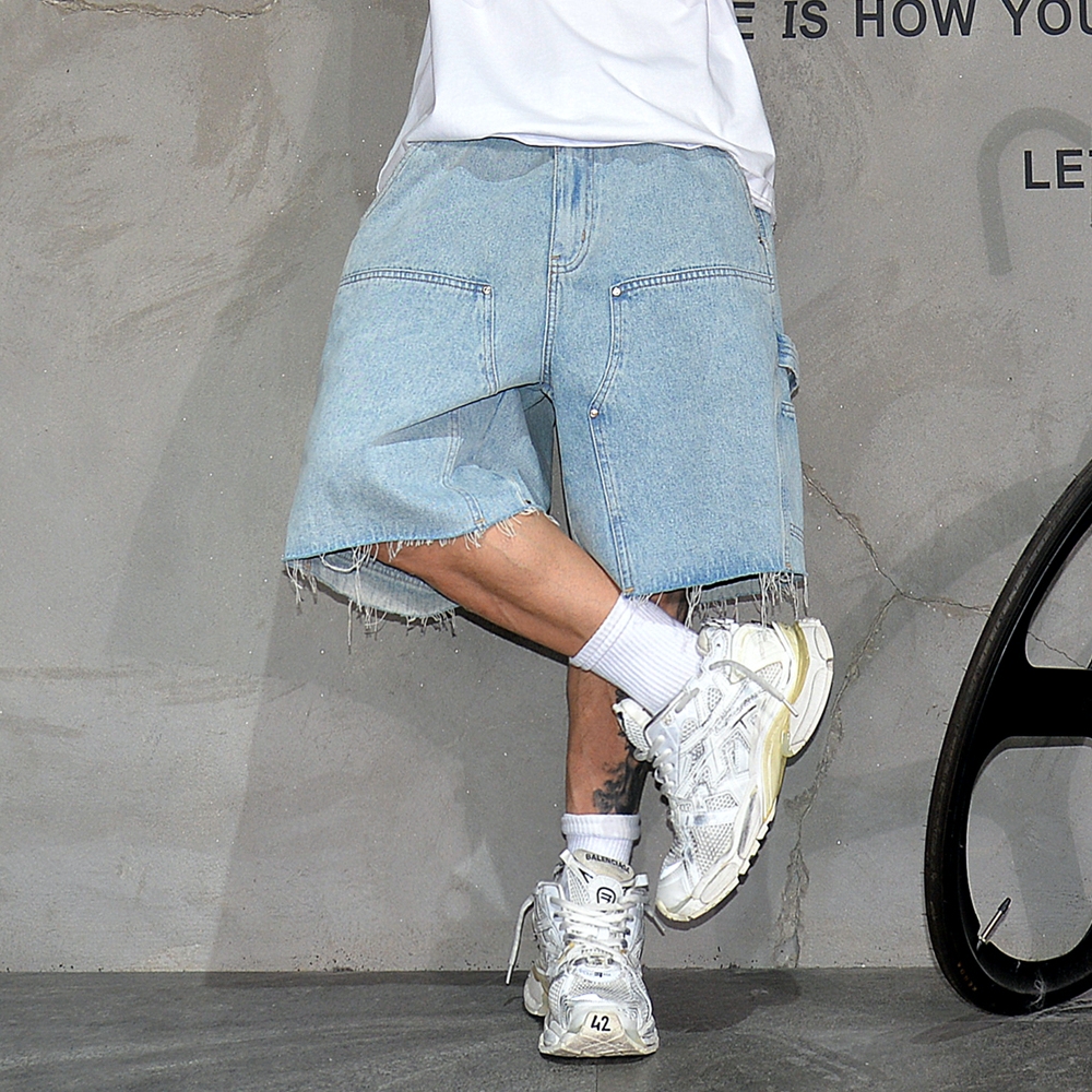 American Workwear Denim Shorts - Street Fashion Baggy recensie en prijs