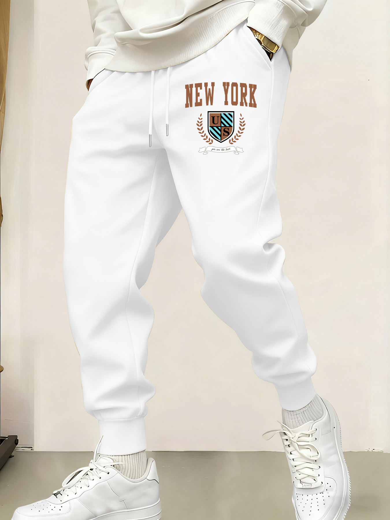 New York Usa Print Mens Sweatp - Street Fashion New York recensie en prijs
