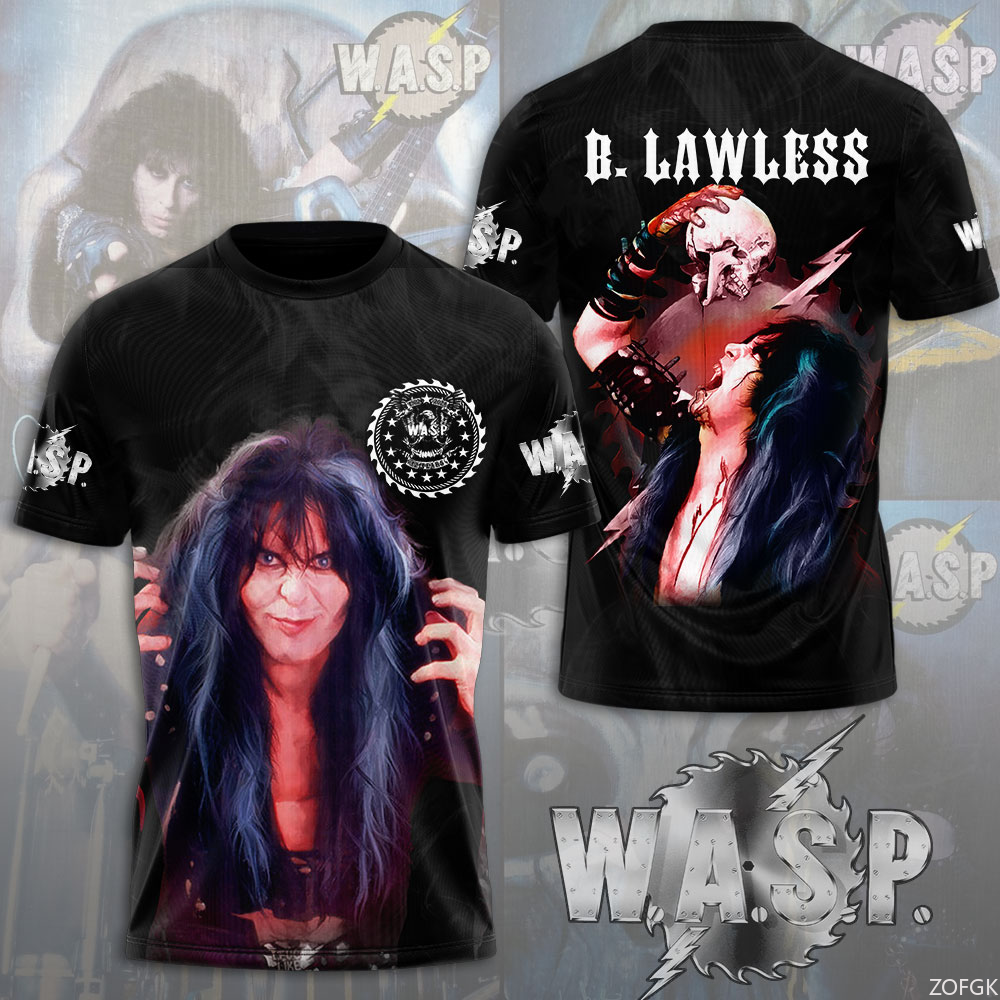 W.A.S.P Rock 3D Printing T-shi - Street Fashion Baggy recensie en prijs