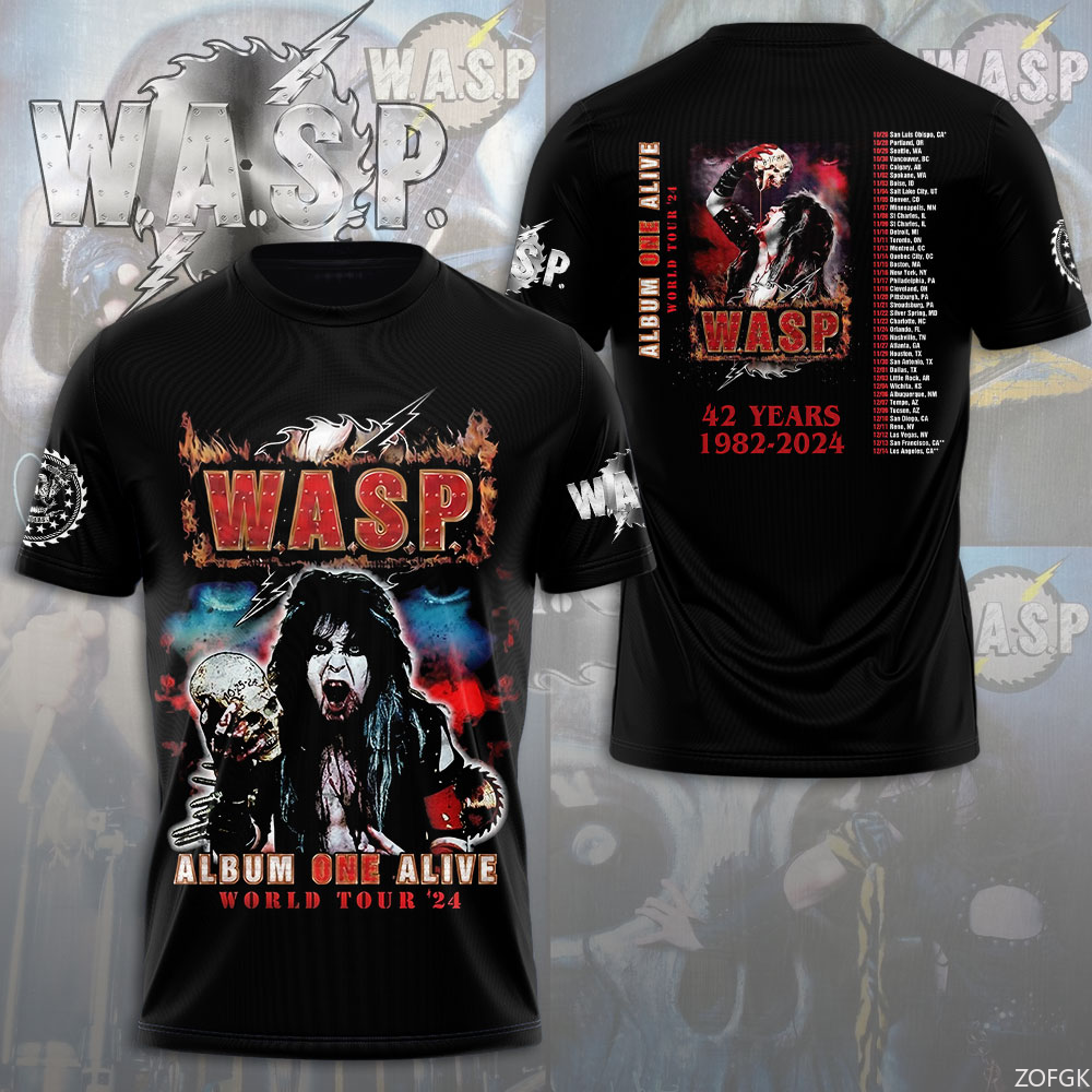 W.A.S.P Rock 3D Printing T-shi - Street Fashion Baggy recensie en prijs