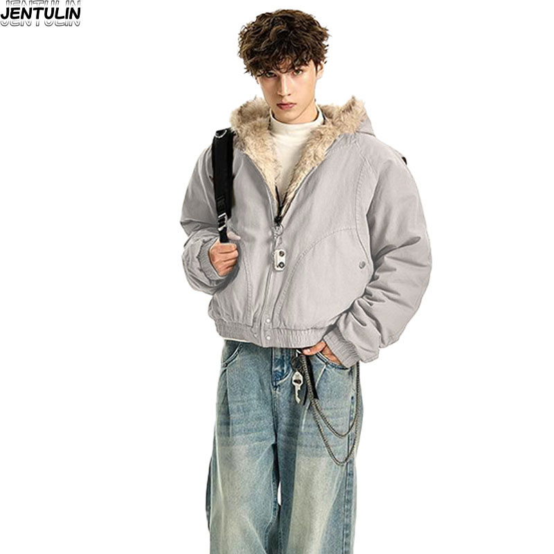 Y2K American Black Retro Wool  - Street Fashion Jacket Men recensie en prijs