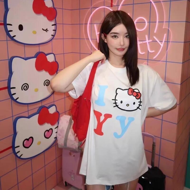 Short-Sleeved Sanrio Summer Pu - Street Fashion Casual recensie en prijs