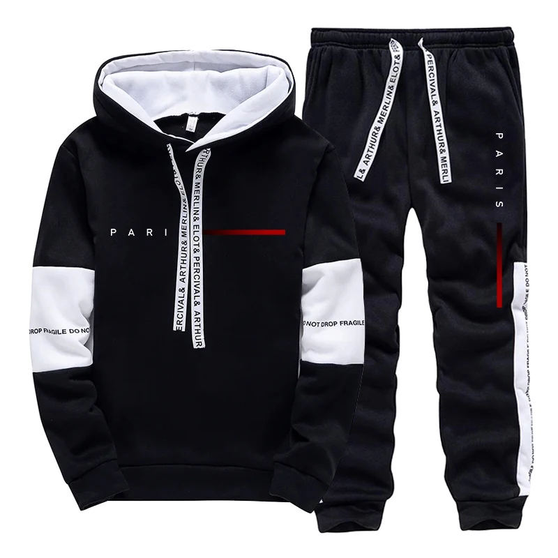Men's Set Paris Fashion Hoodie - Street Fashion Hoodie recensie en prijs