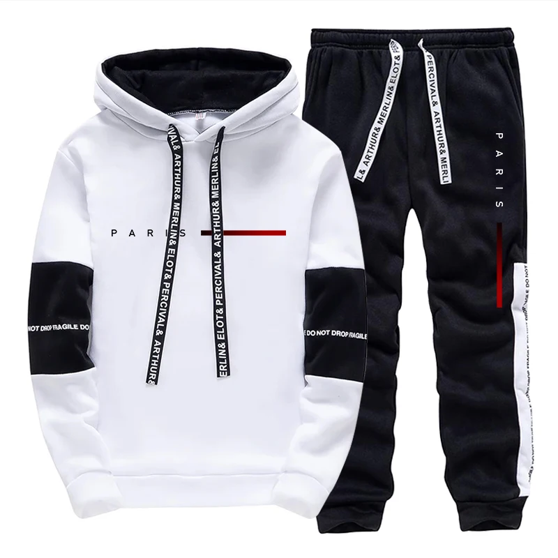 Men's Set Paris Fashion Hoodie - Street Fashion Hoodie recensie en prijs