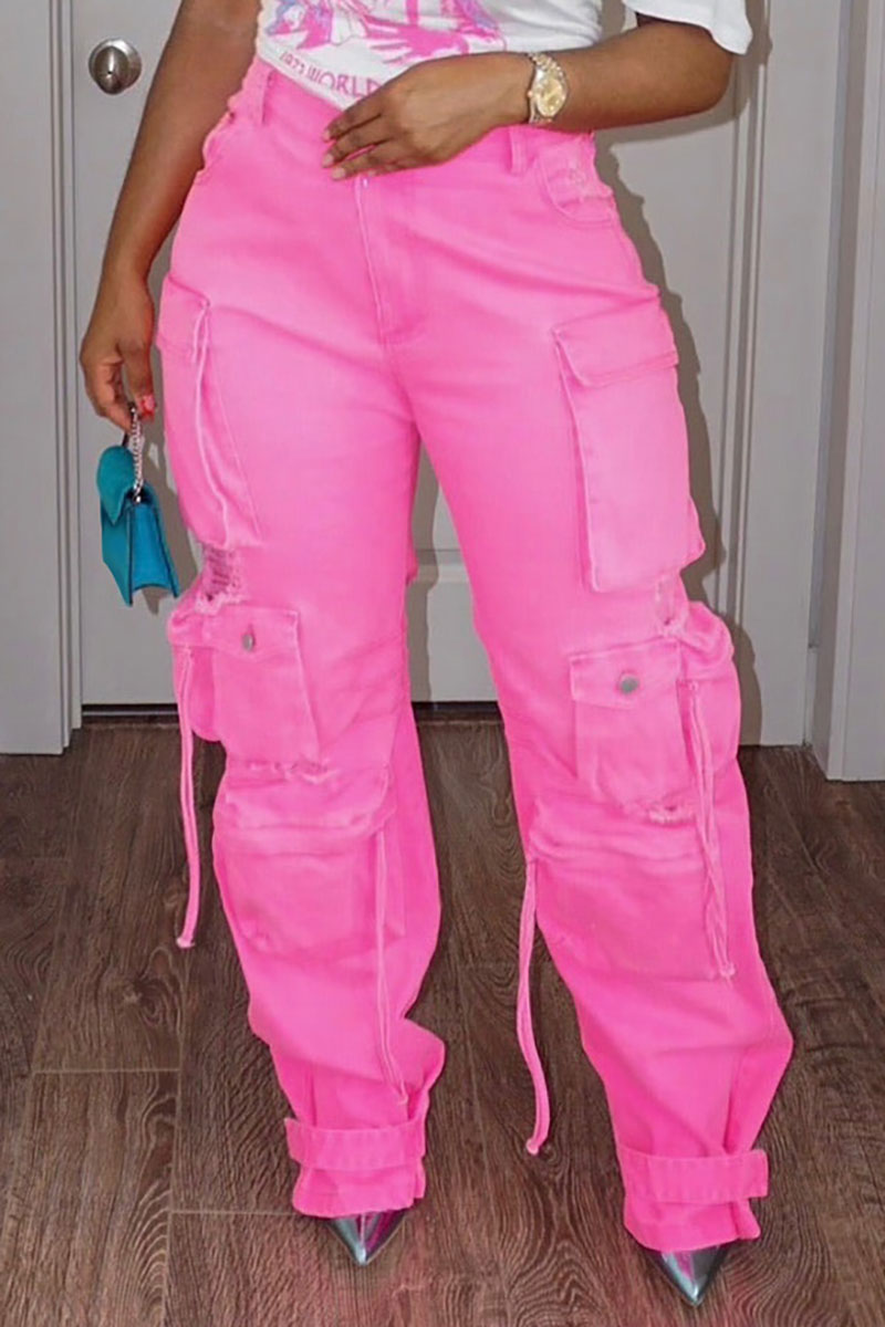 Plus Size Cargo Denim Jeans Po - Street Fashion Baggy recensie en prijs