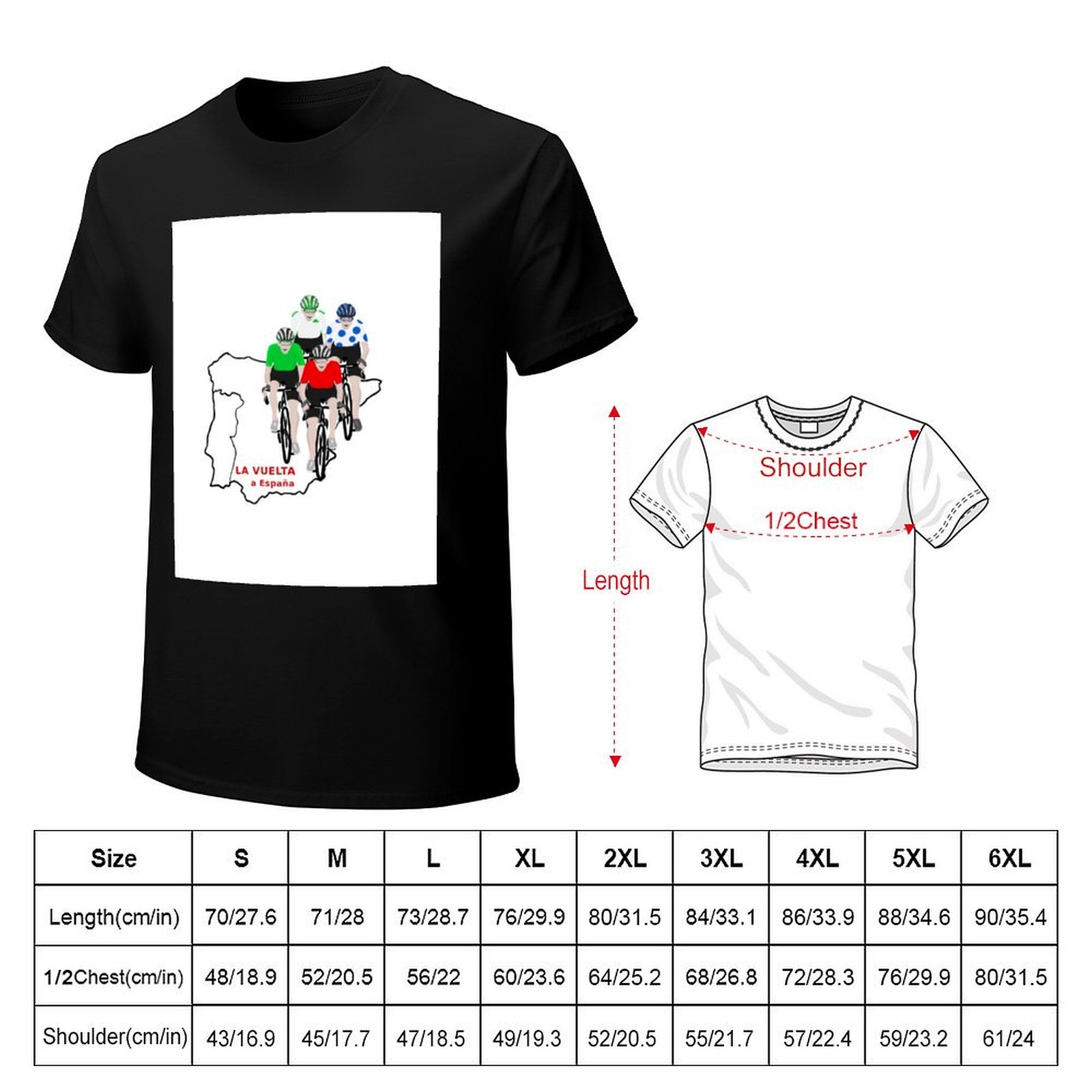 La Vuelta Spain T-Shirt Street - Street Fashion In Spain recensie en prijs