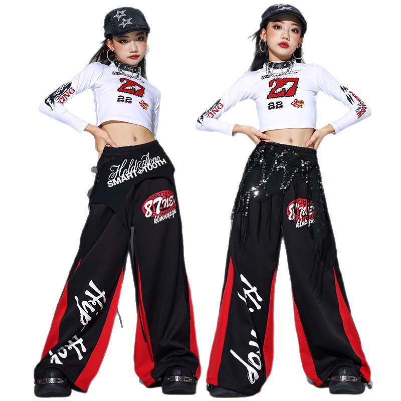 2025 Jazz Dance Clothes Girls  - Street Fashion Kpop recensie en prijs