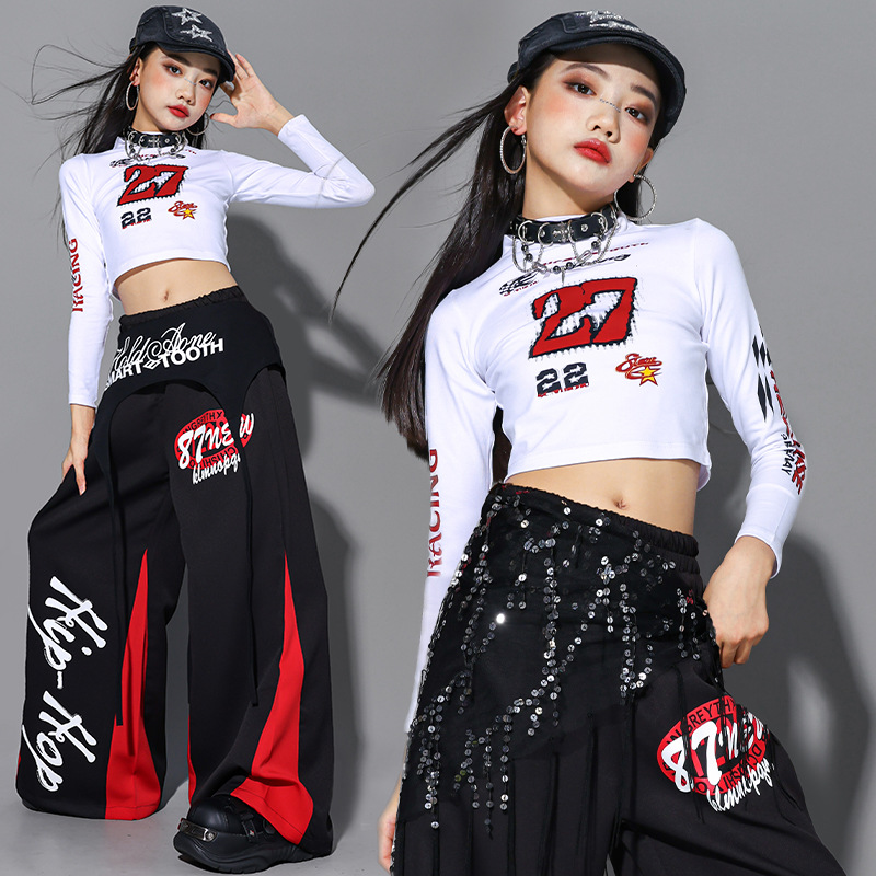 2025 Jazz Dance Clothes Girls  - Street Fashion Kpop recensie en prijs