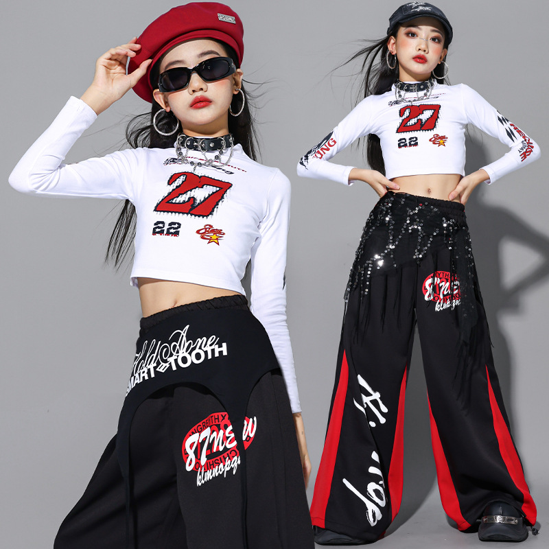 2025 Jazz Dance Clothes Girls  - Street Fashion Kpop recensie en prijs