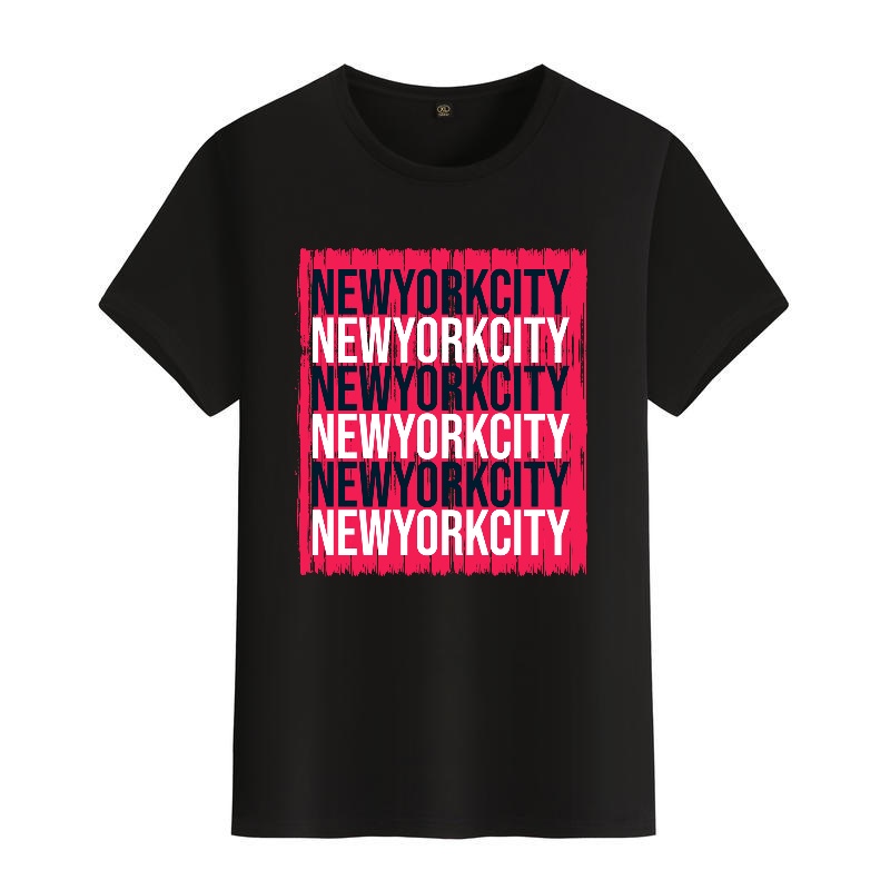 Men's Black Round-Neck Short-S - Street Fashion New York recensie en prijs